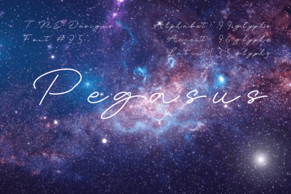 Pegasus Font - Featured Image