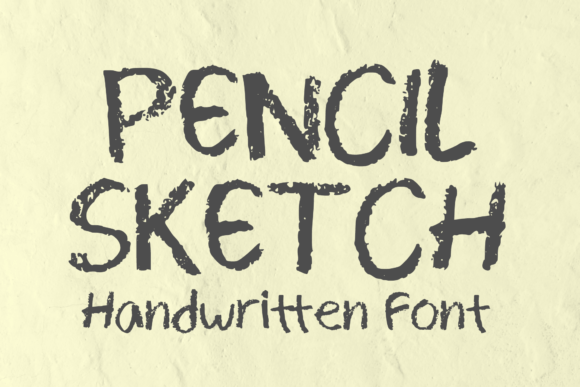 Pencil Sketch Font - Featured Image
