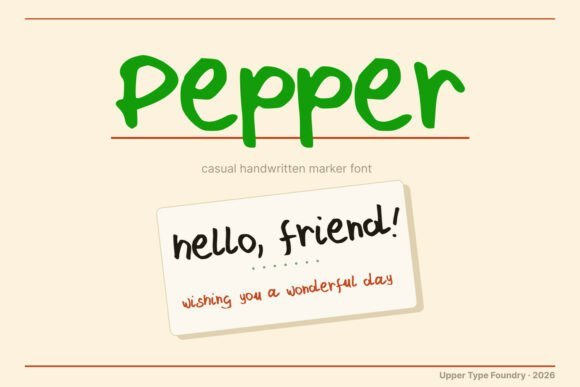 Pepper Font - Featured Image