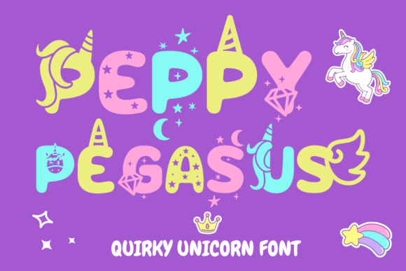 Peppy Pegasus Font - Featured Image