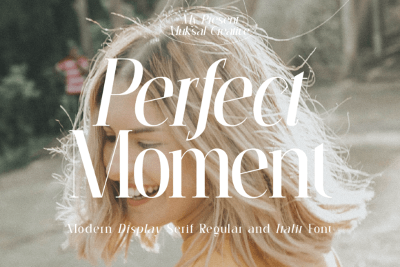 Perfect Moment Font - Featured Image