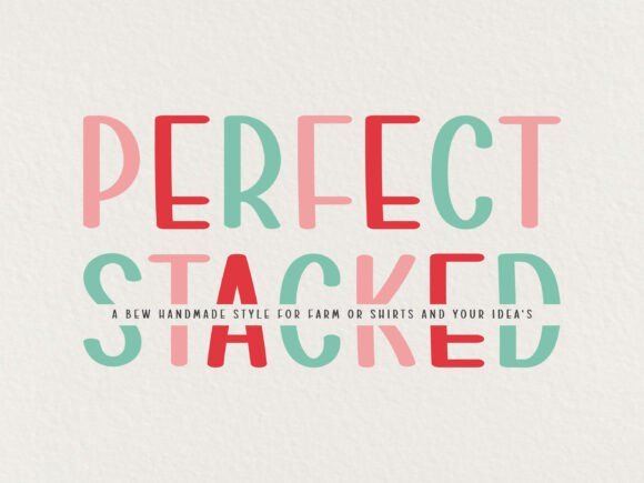 Perfect Stacked Font - Featured Image