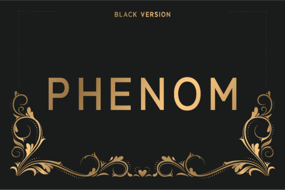 Phenom Black Font - Featured Image
