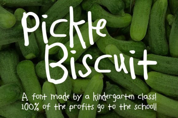 Pickle Biscuit Font - Featured Image