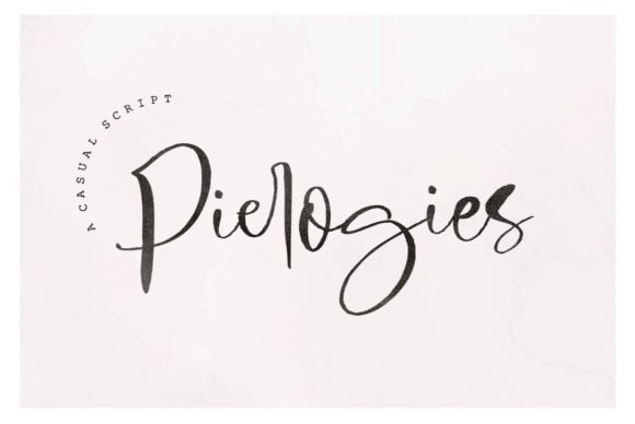 Pierogies Script Font - Featured Image