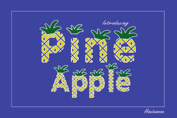 Pine Apple Font - Featured Image
