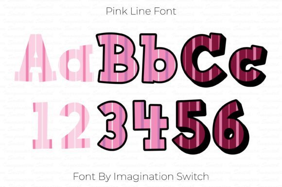 Pink Line Font - Featured Image