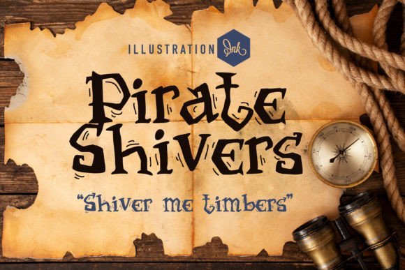 Pirate Shivers Font - Featured Image