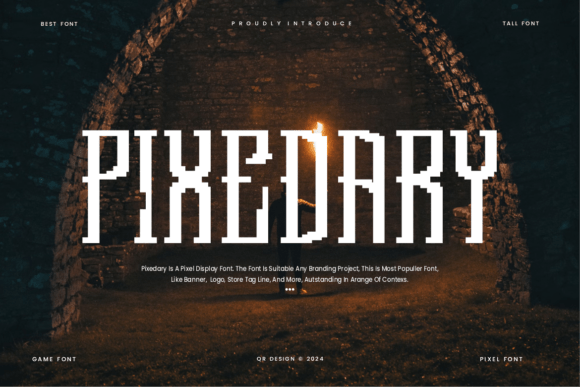 Pixedary Font - Featured Image