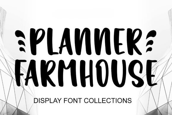 Planner Farmhouse Font - Featured Image