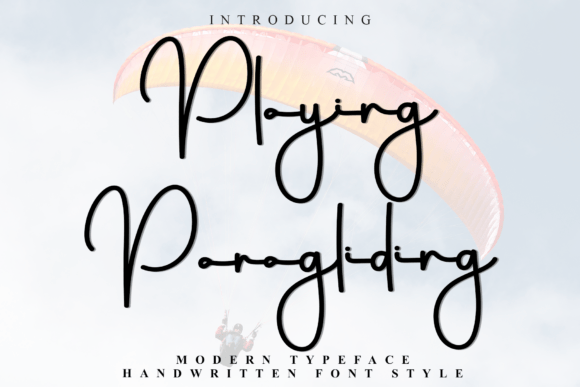 Playing Paragliding Font - Featured Image