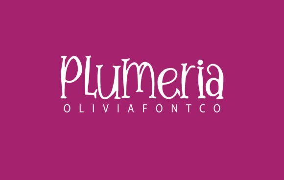 Plumeria Font - Featured Image