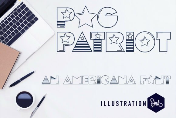 Pog Patriot Font - Featured Image