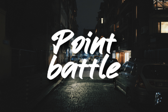 Point Battle Font - Featured Image