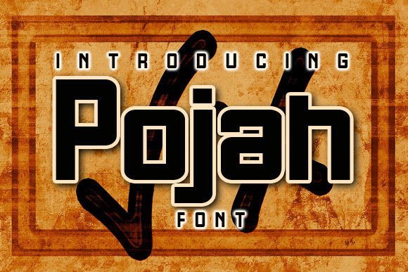 Pojah Font - Featured Image