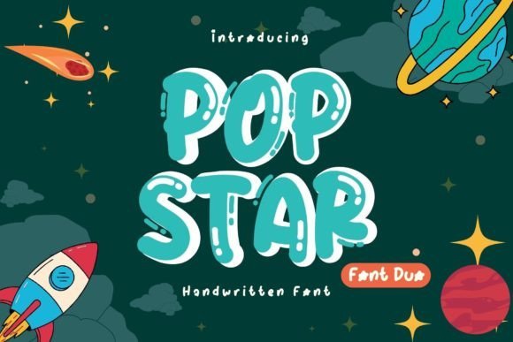 Pop Star Font - Featured Image