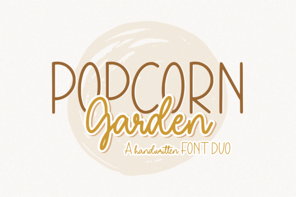 Popcorn Garden Duo Font - Featured Image