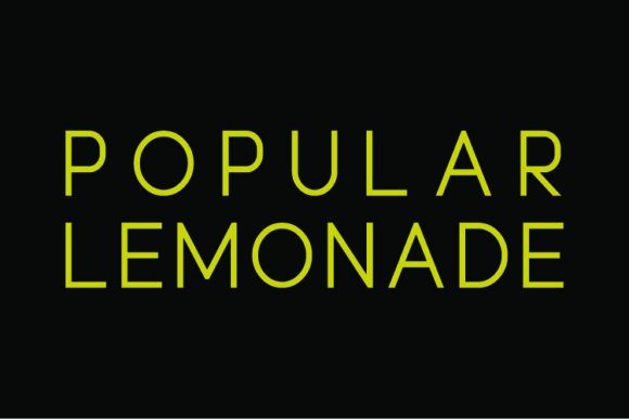 Popular Lemonade Font - Featured Image