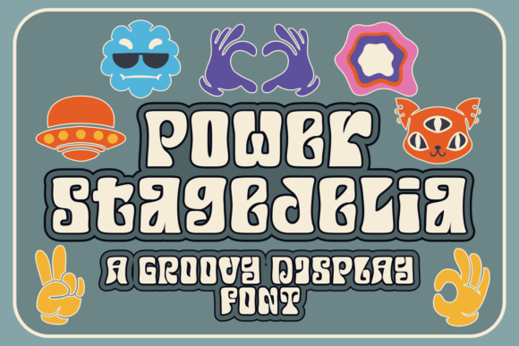 Power Stagedelia Font - Featured Image