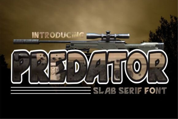Predator Font - Featured Image