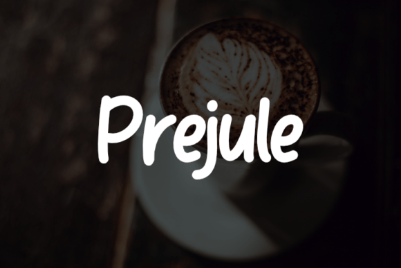Prejule Font - Featured Image