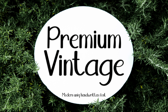 Premium Vintage Font - Featured Image