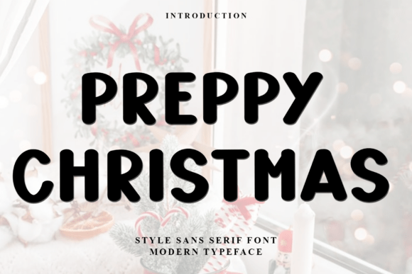 Preppy Christmas Font - Featured Image