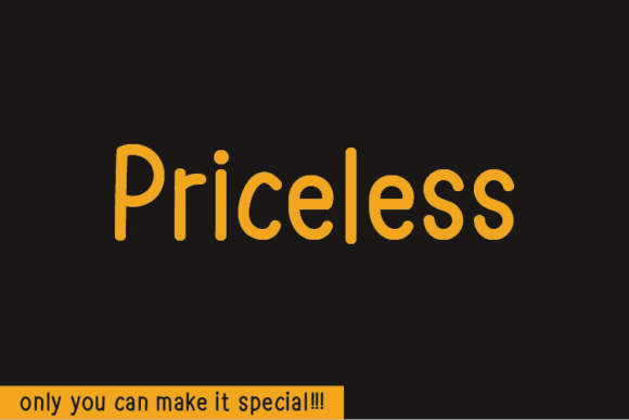 Priceless Font - Featured Image