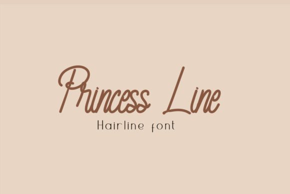 Princess Line Font - Featured Image