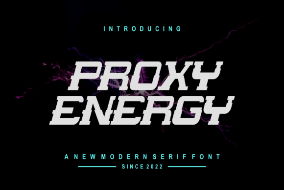 Proxyenergy Font - Featured Image