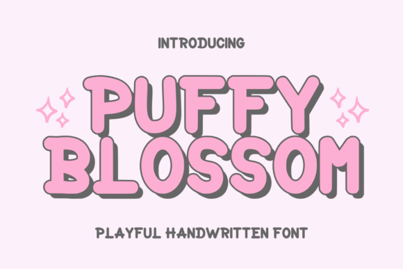 Puffy Blossom Font - Featured Image