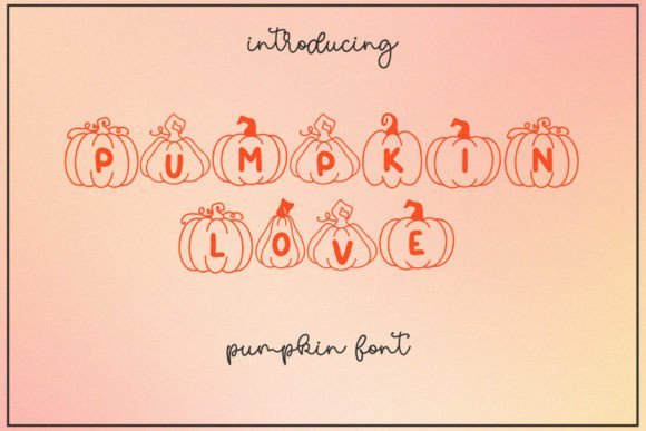 Pumpkin Love Font - Featured Image