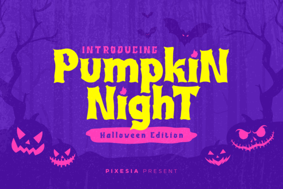 Pumpkin Night Font - Featured Image