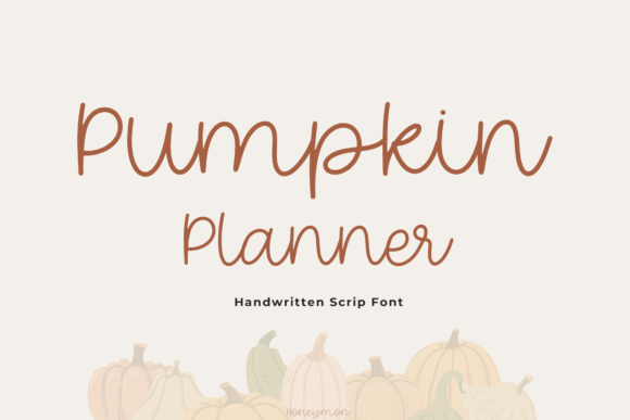 Pumpkin Planner Font - Featured Image