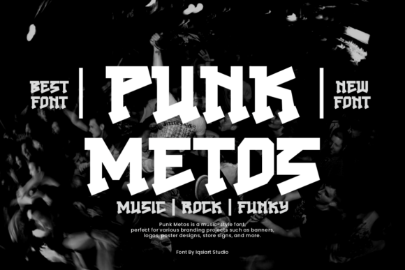 Punk Metos Font - Featured Image