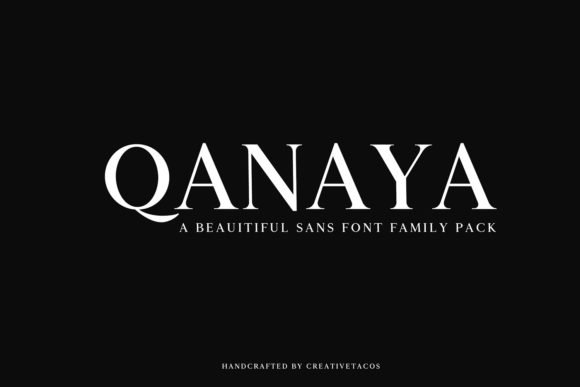 Qanaya Family Font - Featured Image