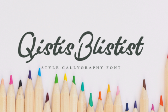 Qistis Blistist Font - Featured Image