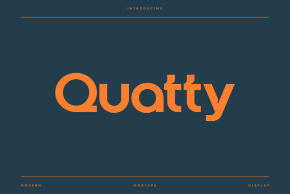 Quatty Font - Featured Image