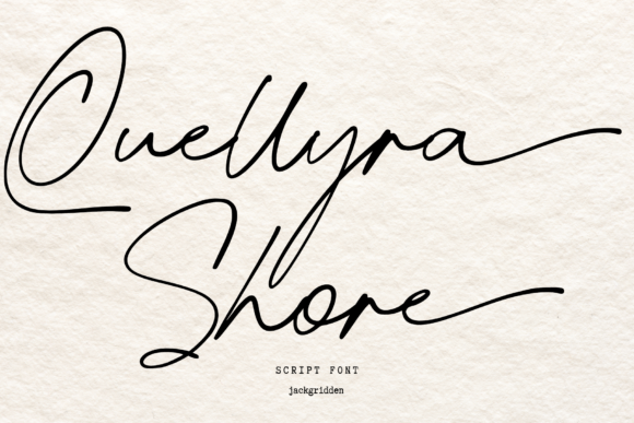 Quellyra Shore Font - Featured Image