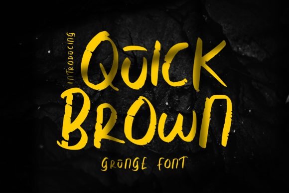 Quick Brown Font - Featured Image