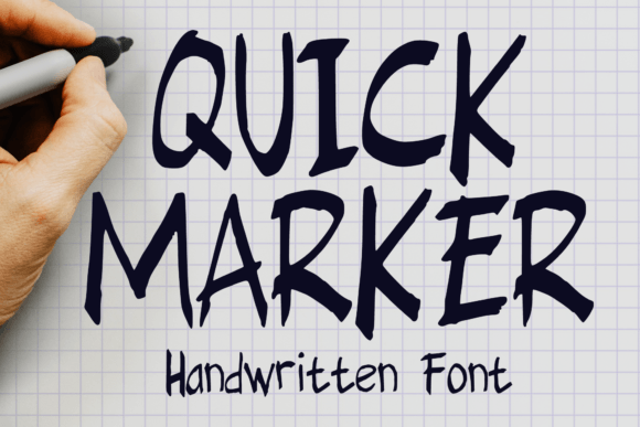 Quick Marker Font - Featured Image