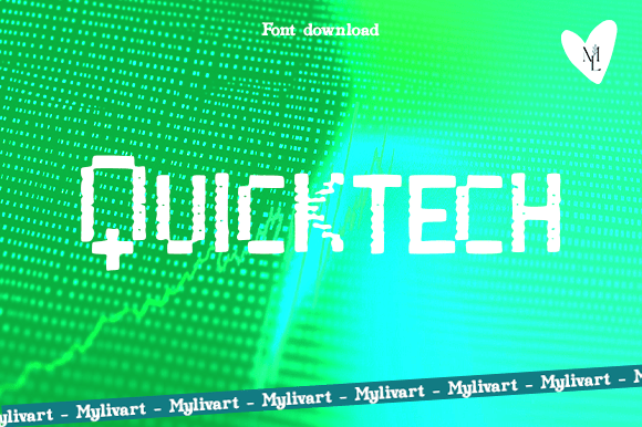 Quicktec Font - Featured Image