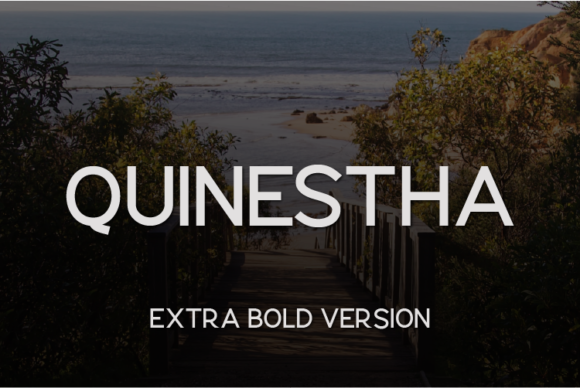 Quinestha Extra Bold Font - Featured Image