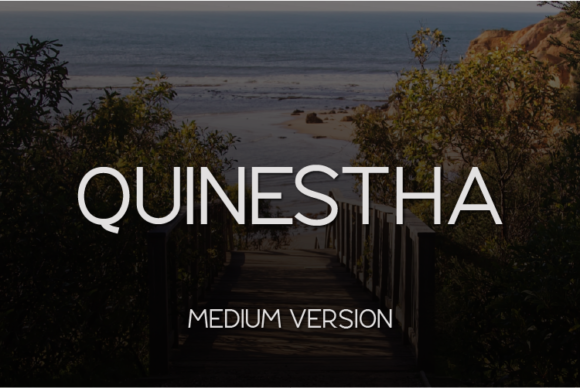 Quinestha Medium Font - Featured Image