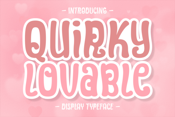 Quirky Lovable Font - Featured Image