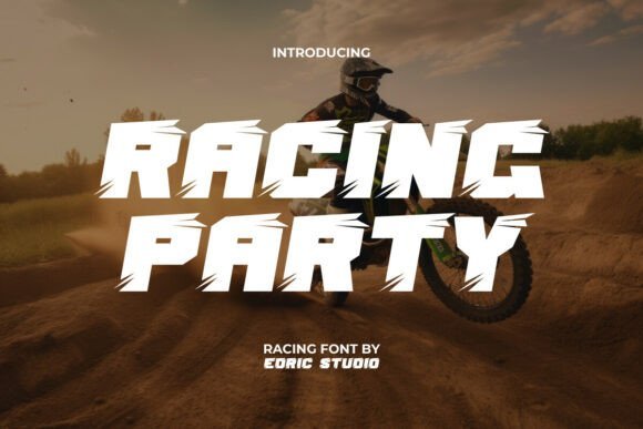 Racing Party Font - Featured Image