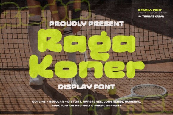 Raga Koner Font - Featured Image