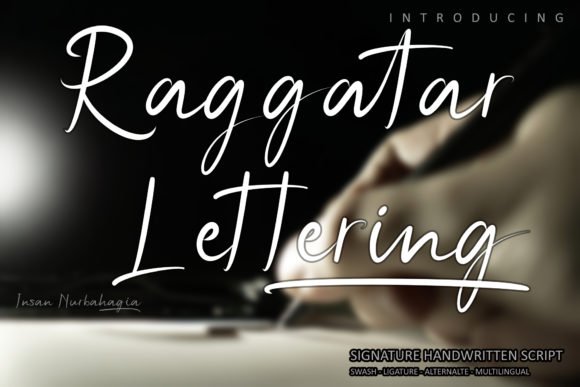 Raggatar Lettering Font - Featured Image