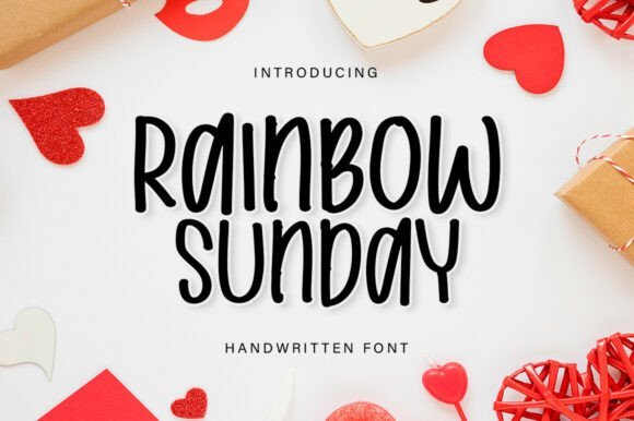 Rainbow Sunday Font - Featured Image
