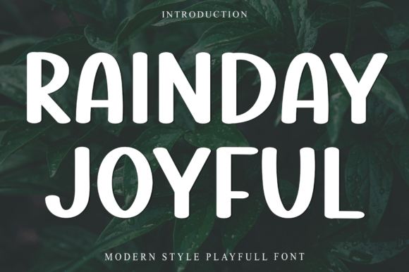 Rainday Joyful Font - Featured Image